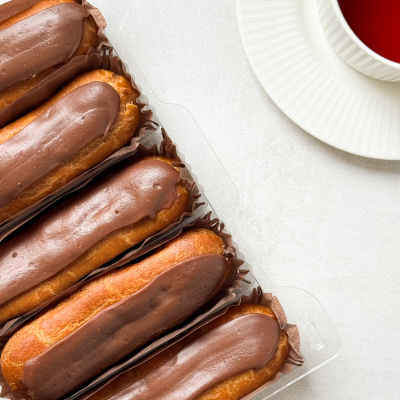 Пирожное Эклер Ванильный с/м 75г*5шт 375г Десерт Фентези