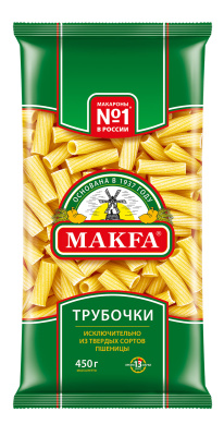 Макароны Макфа трубочки 450г