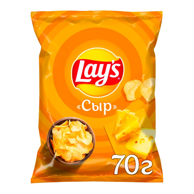 Чипсы Lays Сыр 70г