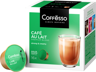 Кофе в капсулах Coffesso Cafe Au Lait 10г*16шт