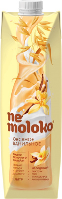 Напиток Nemoloko овсяный ванильный 1л