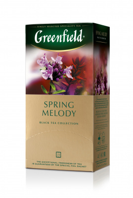 Чай GREENFIELD Spring Melody черный 25пакетиков*1,5г