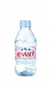 Вода Evian негазированная 0,33л пэт