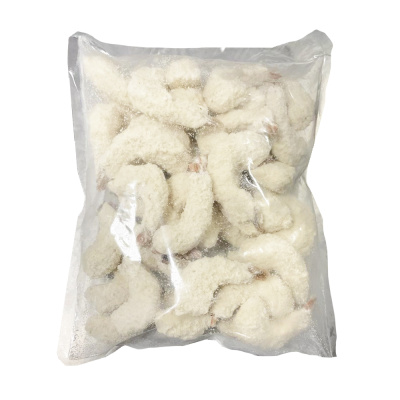 Креветки в панировке Панко очищенные с хвостом с/м 1кг Фрост-А