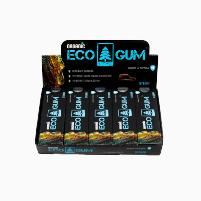 Жевательная смола лиственницы сибирской ECO GUM Steam 20уп*5г