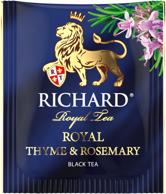 Чай RICHARD Royal Thyme and Rosemary черный сашет 200пакетиков*2г        