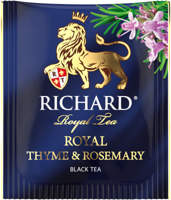 Чай RICHARD Royal Thyme and Rosemary черный 200пакетиков*2г сашет