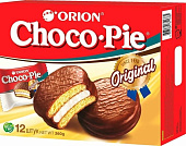 Печенье Чоко Пай бисквитное в глазури 360г Orion Choco Pie