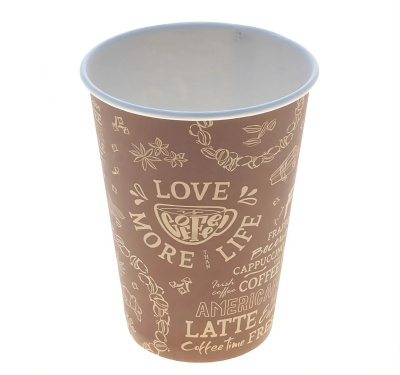Стакан бумажный Coffee Time однослойный Ø80 250мл 1уп*50шт SaaMi 