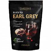 Чай JustMont Earl Grey черный листовой с добавками 50г