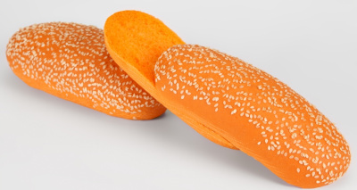 Булочки Paneteria для датского хот-дога с кунжутом оранжевые 170мм*60г*36шт