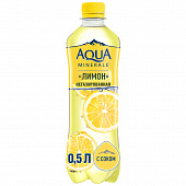 Напиток Aqua Minerale Лимон негазированный 0,5л