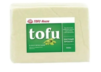 Творог соевый Тофу классический 500г TOFU House 