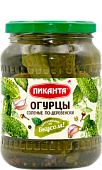 Огурцы соленые по-деревенски 680г ПИКАНТА