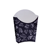 Коробка для картофеля фри большая 120г 115*55*145мм 1уп*200шт Complement Black