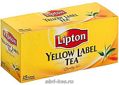 Чай Lipton Yellow label черный 25пак*2г