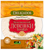 Лепешки Tortillas Delicados Мексиканские Оригинальные 25см*6шт 400г