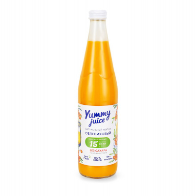 Нектар Yummy juice облепиховый без сахара 500мл