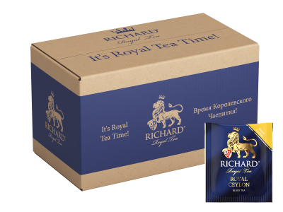 Чай RICHARD Royal Ceylon черный 200пакетиков*2г сашет