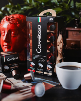 Кофе в капсулах Coffesso ассорти 3 вкуса 5г*50шт 