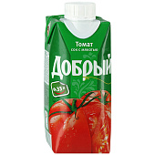Сок Добрый томатный с мякотью 0,33л