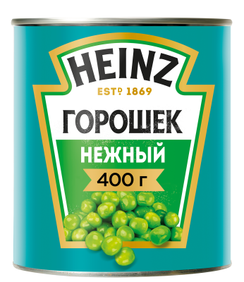 Горошек Heinz зеленый нежный 400г