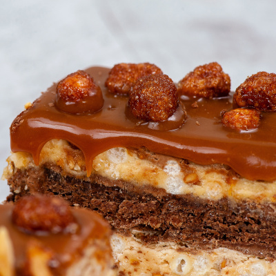 Пирожное Карамельно-ореховое 21 порция 2,625кг Десерт Фентези