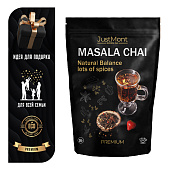 Чай JustMont Масала Chai черный листовой со специями 50г
