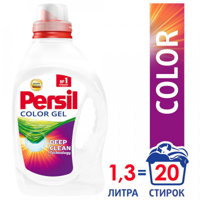 Средство для стирки Persil Color Gel для цветного белья жидкий гель-концентрат 1,3л