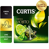 Чай Curtis Fresh Mojito зеленый 20пирамидок*1,7г