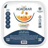 Пюре Агробар (AGROBAR) желтый персик с/м 1кг