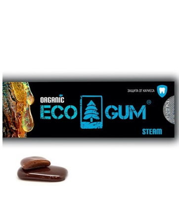 Жевательная смола лиственницы сибирской ECO GUM Steam 20уп*5г