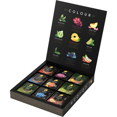 Чай Curtis Colour Tea Set Ассорти из 9 вкусов с цветными чаями 54пакетика*1,5г