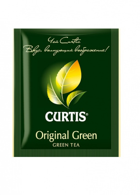 Чай Curtis Original Green Tea китайский зеленый сашет 200пакетиков*2г