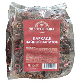 Чайный напиток Золотая чаша Каркадэ листовой 200г