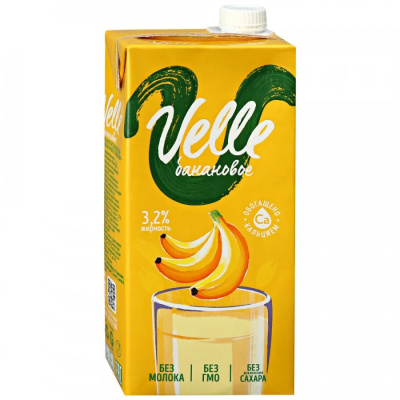Напиток Velle Овсяный растительный банан 1л