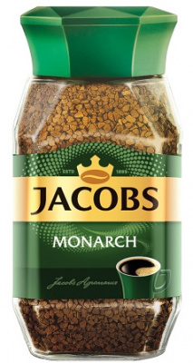 Кофе JACOBS Monarch растворимый 190гр