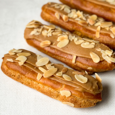 Пирожное Эклер Карамельный с/м 55г*5шт 275г Десерт Фентези