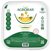 Пюре Агробар (AGROBAR) ананас с/м 1кг