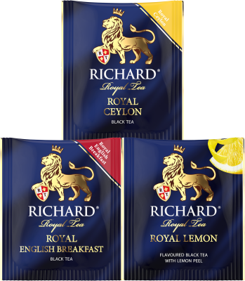 Чай RICHARD Royal Postcards Tea Rabbit King черный ассорти 9шт 17,1г сашет