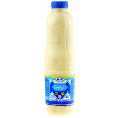 Молокосодержащий продукт Сгущенка Славянка с сахаром 8,5% 1л Белмолпродукт