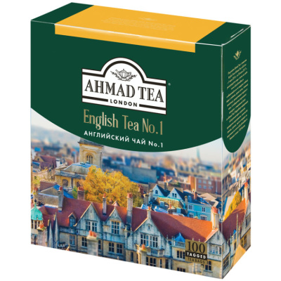 Чай Ahmad Tea  English Tea №1 пакетированный 100х2г        