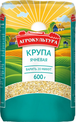 Ячневая крупа АГРОКУЛЬТУРА 600г