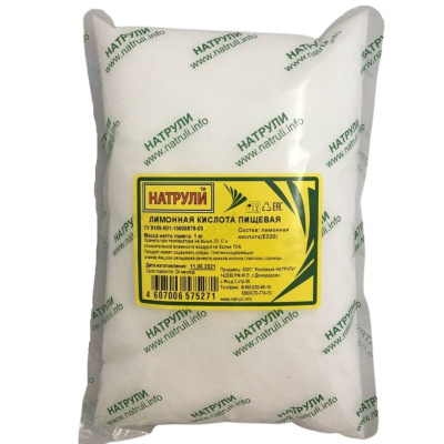 Лимонная кислота 1кг Натрули