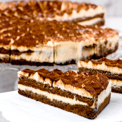 Торт Тирамису 12 порций 1,44кг Десерт Фентези