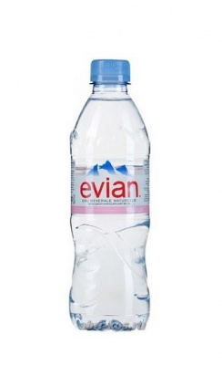 Вода Evian негазированная 0,5л