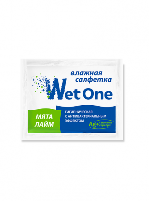 Салфетки Wet One влажные Мята-Лайм 1уп*1000шт