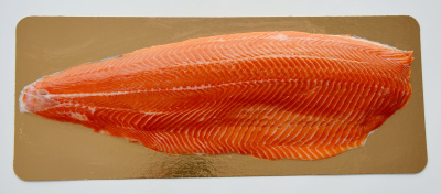 Форель филе пласт на коже с/м в/у 1,3~1,8кг Трим А Рыбные Продукты