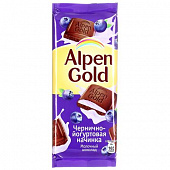 Шоколад Alpen Gold молочный чернично-йогуртовый 85г