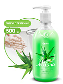 Крем-мыло GRASS Milana алоэ-вера жидкое с дозатором 500мл